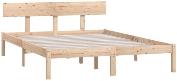 vidaXL Massivholzbett Kiefer 140x190 cm [810127] Bild 3