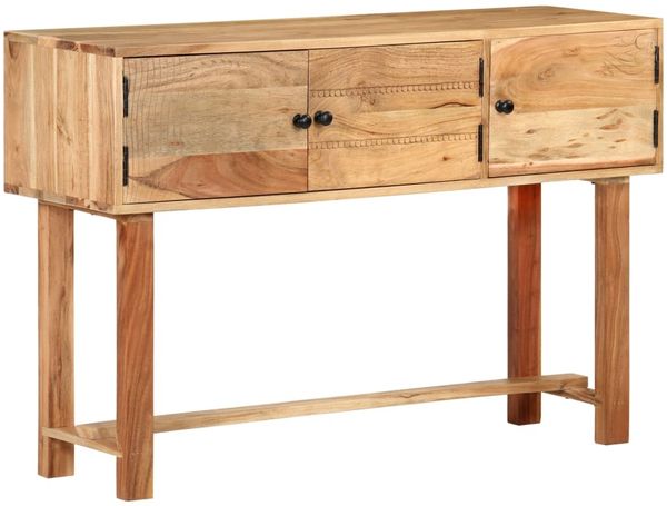 vidaXL Sideboard 115x35x75 cm Massivholz Akazie 322670