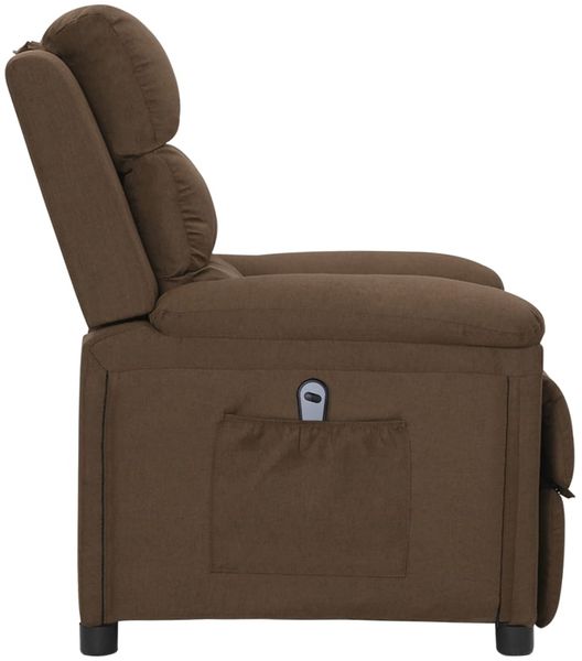 vidaXL Relaxsessel Elektrisch Braun Stoff 3098967 Bild 4
