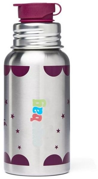 ergobag Trinkflasche Edelstahl Trinkflasche, auslaufsicher und kohlensäuregeeignet