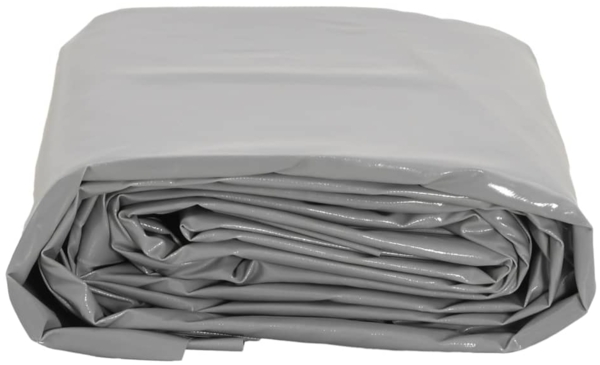 vidaXL Abdeckplane, PVC grau, 4 x 6 m, 650 g/m² Bild 2