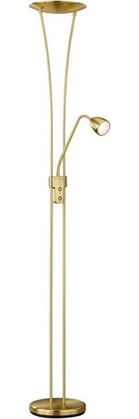 lightling Deckenfluter Armando, LED fest integriert, warmweiß, moderner Deckenstrahler mit LED Lesearm