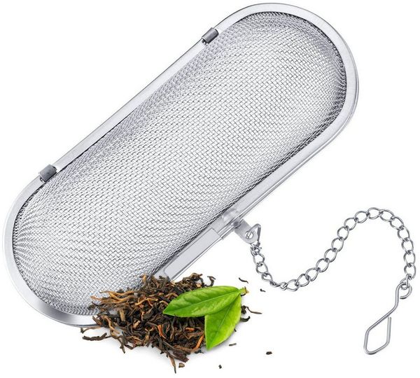 WESTMARK Küchensieb Gewürz-/Kräuter-/Teesieb, Länge: 11 cm, Rostfreier Edelstahl, Silber, Edelstahl