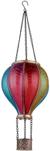 Ambia Garden 'CARDIFF' Solarleuchte, Metall multicolour, 14 cm, mit LED Flackerfunktion