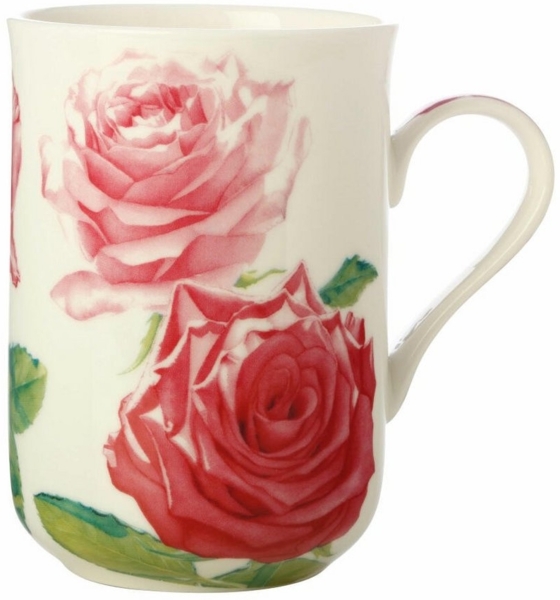 Maxwell & Williams JY0038 Becher Rose FLORIADE Bone China Porzellan, in Geschenkbox