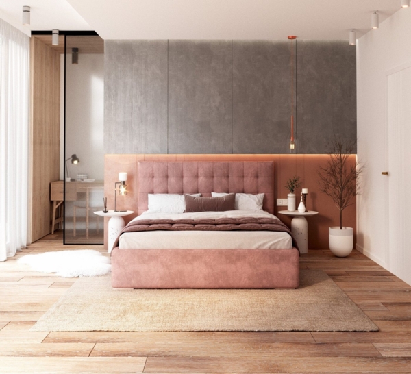 FDM Polsterbett Elegant - Stauraum & modernes Design 120x200 140x200 160x200 180x200cm (MADE IN EU - mit hochwertigem Velours Bezug, Bettrahmen, Bett, Optional mit Matratze bestellbar, Mit großem Kopfteil für Komfort - Bettkasten mit Hubrahmen), Metall...