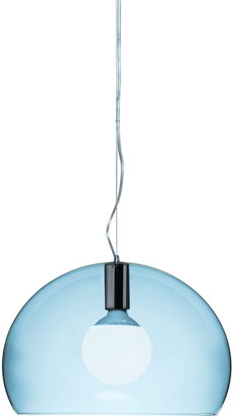 Kartell Small Fl/Y, Suspension Lamp, Wolkenblau