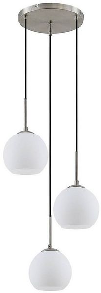 Lindby Hängeleuchte Jurian, Metall, Weiß IP20, 3 x 15 W LED