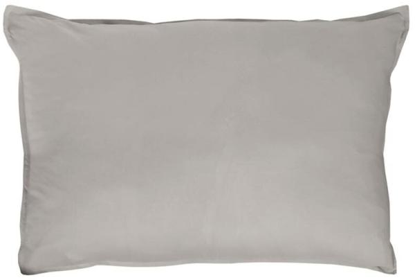 Traumschlaf Uni Single Jersey Bettwäsche Eschle|Kissenbezug 2x 40x80 cm| grey