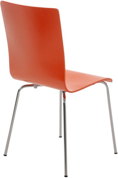 Besucherstuhl Pepe 2 Stühle Orange Bild 6