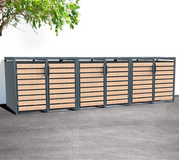 Westmann Metall Mülltonnenbox Lacina | 6x240 L |