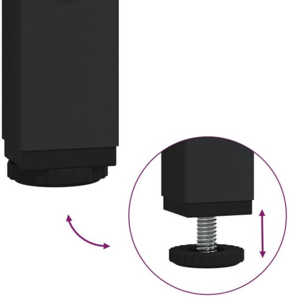 vidaXL Couchtisch Räuchereiche 80x50x35 cm Holzwerkstoff 819394 Bild 8