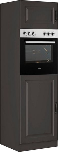 wiho Küchen Backofen/Kühlumbauschrank Erla 60 cm breit mit Kassettenfront