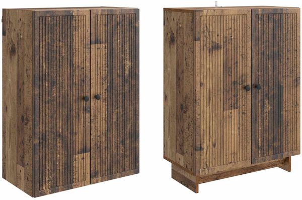 vidaXL Schrankset 2 pcs Altholz 66 x 34,5 x 90 cm Holzwerkstoff 3416365 Bild 3