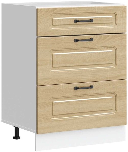 vidaXL Küchenunterschrank Kalmar Sonoma-Eiche Holzwerkstoff 854282