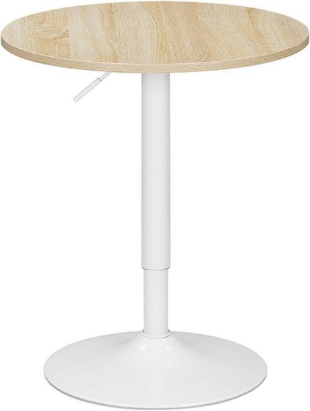 Woltu Bartisch (1-St), Stehtisch Drehtisch, MDF Partytisch, höhenverstellbar