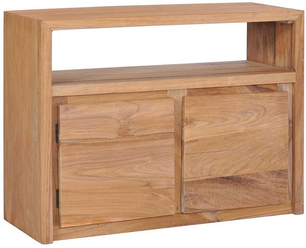 Sideboard, Kommode, BuffetSchrank 80x30x60 cm Massivholz Teak