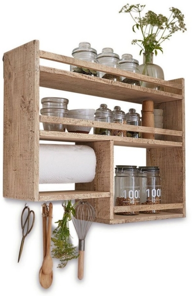 Mirabeau Wandregal Gewürzregal Loré braun Bild 5