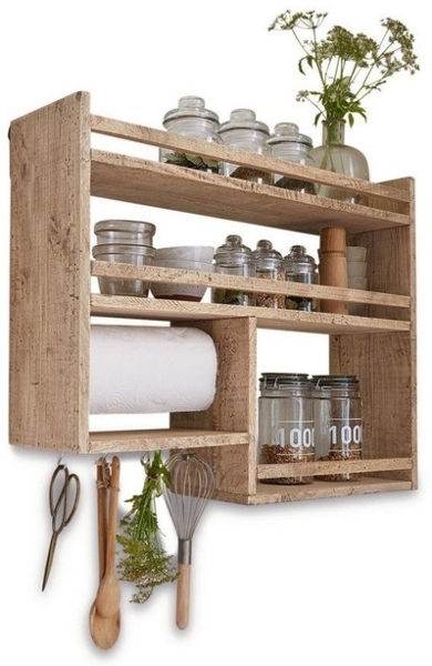 Mirabeau Wandregal Gewürzregal Loré braun Bild 4