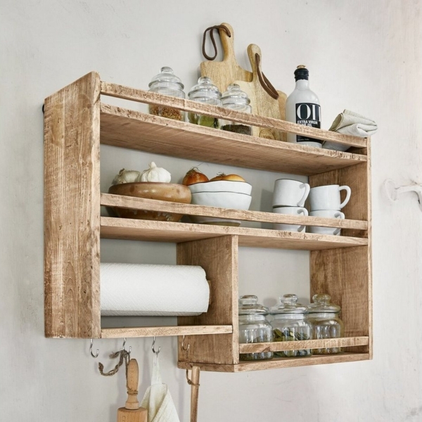 Mirabeau Wandregal Gewürzregal Loré braun Bild 3