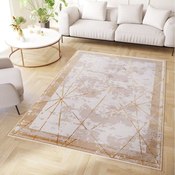 Tapiso Teppich CRYSTAL, rechteckig, Höhe: 8 mm, Wohnzimmer, Schlafzimmer, modern Design