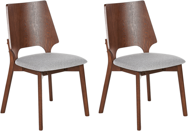 Esszimmerstuhl 2er Set ABEE Grau