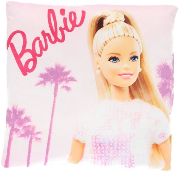 Barbie Kissen 1 Stück quadratisch 38 × 38 cm für Bett Sofa und Kinderzimmer