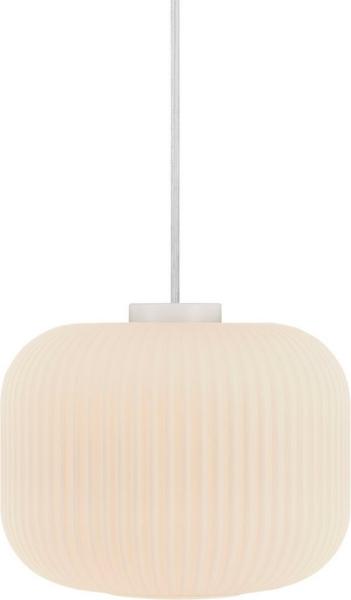 Nordlux Kugelleuchten Milford 30, Weiß, Glas, Stoff, 46583001