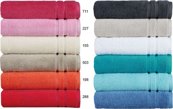 Micro Touch Duschtuch 70x140cm blau 550g/m² 100% Baumwolle Bild 3