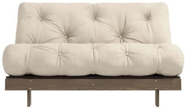 Karup Design Daybett Daybett Roots Schlafsofa – Gästebett & Sofa aus FSC®-Kiefer, Inkl. Futonmatratze, in mehreren Größen & Farben erhältlich