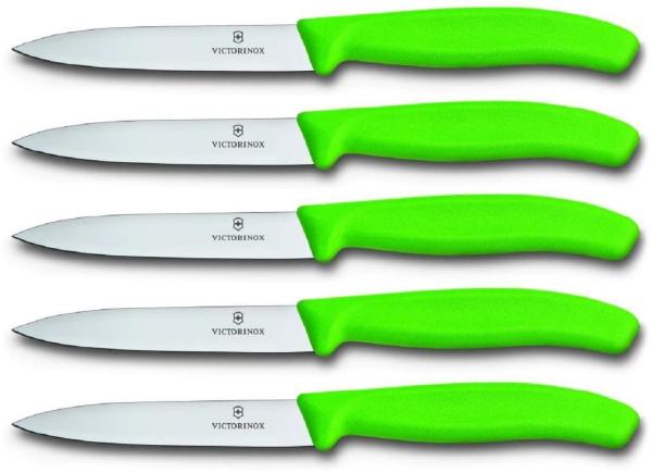 Victorinox Gemüsemesser 5er Set Swissclassic, Grün, 6.7706. L114.5