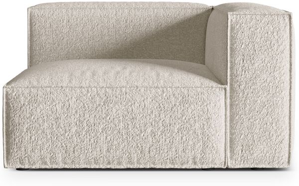 Micadoni Eckmodul Groß Nuria 1-Sitzer Rechts Boucle Beige
