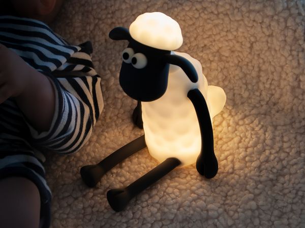 MegaLight LED Shaun das Schaf Nachtlicht RGB USB-Anschluss
