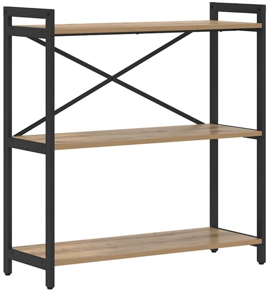 vidaXL Bücherregal Artisan-Eiche 80 x 30 x 83 cm Holzwerkstoff 868430