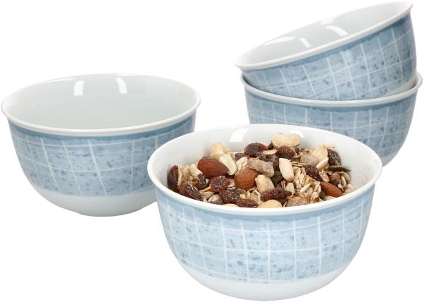 Ritzenhoff Nordic Ellen 4er Set Bowl-Schalen 450ml Müsli Salat Dessertschüssel