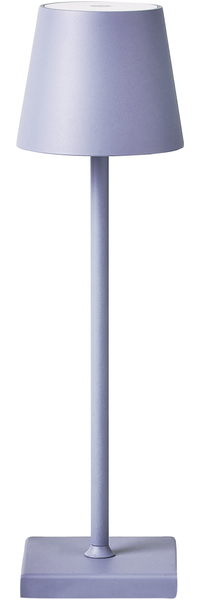 Kabellose LED Tischlampe BACEIRO Metall Hellviolett