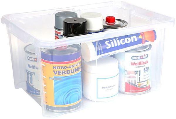 Aufbewahrungsbox 40x29x20,5cm Stapelbox Werkzeugkiste Spielzeugkiste Kunststoff