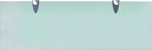 vidaXL Schwebendes Regal, Glas transparent, 0,8 x 20 x 60 cm Bild 3