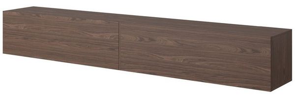 Selsey TV-Schrank BALEO hängendes Designmöbel mit 2 grifflosen Klappen und 2 Fächern 200 cm