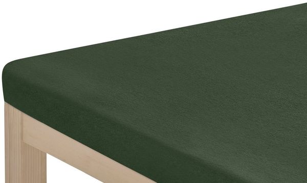 OTTO home Spannbettlaken Topper Basic, in Gr. 90x200, 140x200 oder 180x200 cm, Microfaser-Jersey, Gummizug: rundum, (1 Stück), Baumwolle, Matratzen bis 8 cm Höhe, Bettlaken, Spannbetttuch, Laken