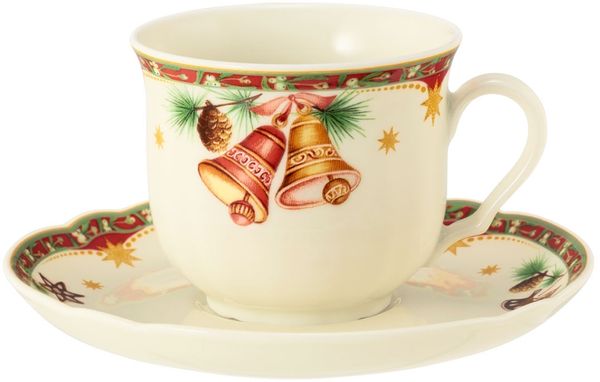 Seltmann Weiden Marieluise Weihnachtsnostalgie Kaffeetasse mit Untertasse 230 ml