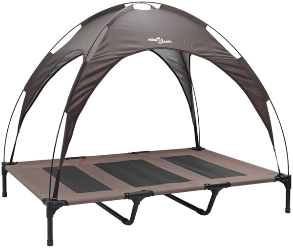 vidaXL Hundebett Braun xl Stahl 42008172 Bild 1