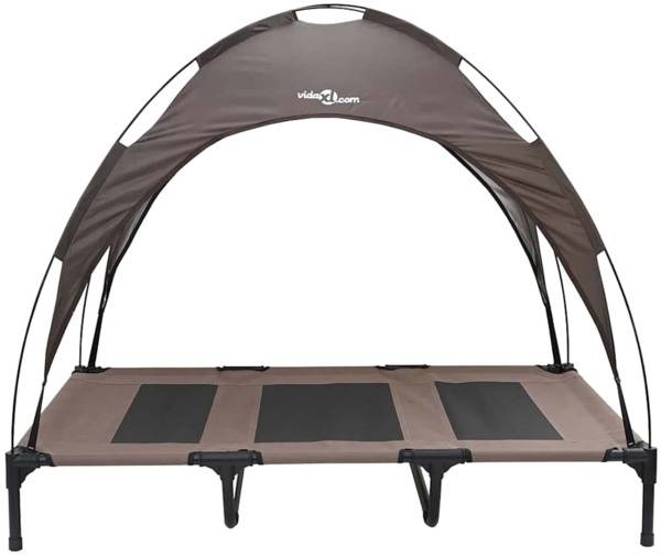 vidaXL Hundebett Braun xl Stahl 42008172 Bild 3