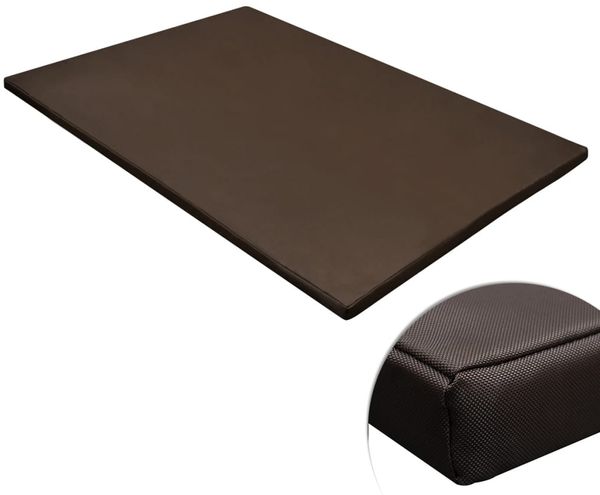vidaXL Hundematte Flach Rechteckig Braun L 170241
