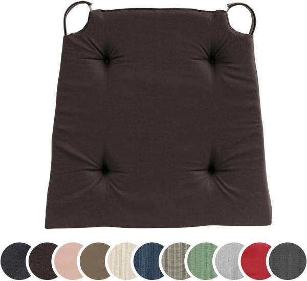 sleepling Stuhlkissen Sitzkissen, für Indoor und Outdoor, mit Klettverschluss, langlebig und abriebfest