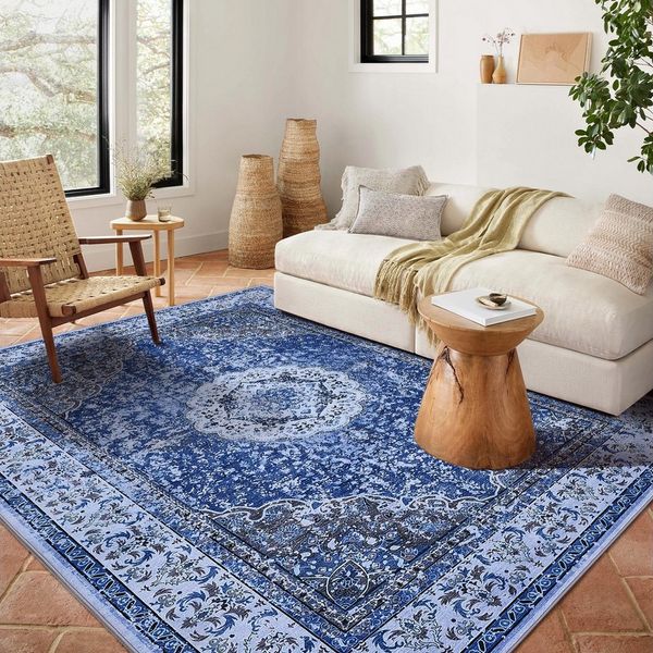 GarveeMore Teppich Teppiche Wohnzimmer Teppiche Waschbar Vintage