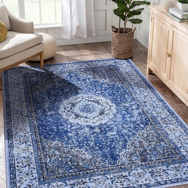 GarveeMore Teppich Teppiche Wohnzimmer Teppiche Waschbar Vintage