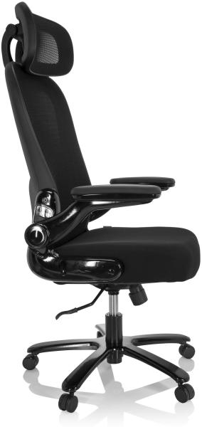 hjh OFFICE XXL Drehstuhl INSTRUCTOR SW I PRO Stoff/Netzstoff Schwarz Bild 11