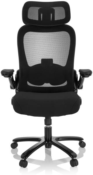 hjh OFFICE XXL Drehstuhl INSTRUCTOR SW I PRO Stoff/Netzstoff Schwarz Bild 1