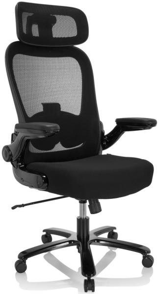 hjh OFFICE XXL Drehstuhl INSTRUCTOR SW I PRO Stoff/Netzstoff Schwarz Bild 10